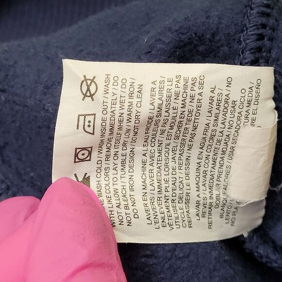 NIKE Michigan Wolverines Sweatshirt Medium 21x24 Blue - Picture 9 of 14